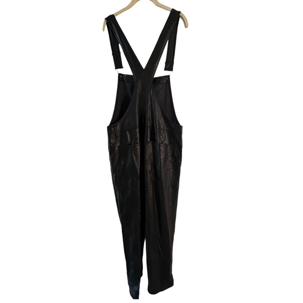 Free People Ziggy Overalls Jumpsuit
Slouchy Vegan Leather Black Size S - Picture 5 of 6